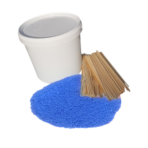 Bosbes suikerspinsuiker